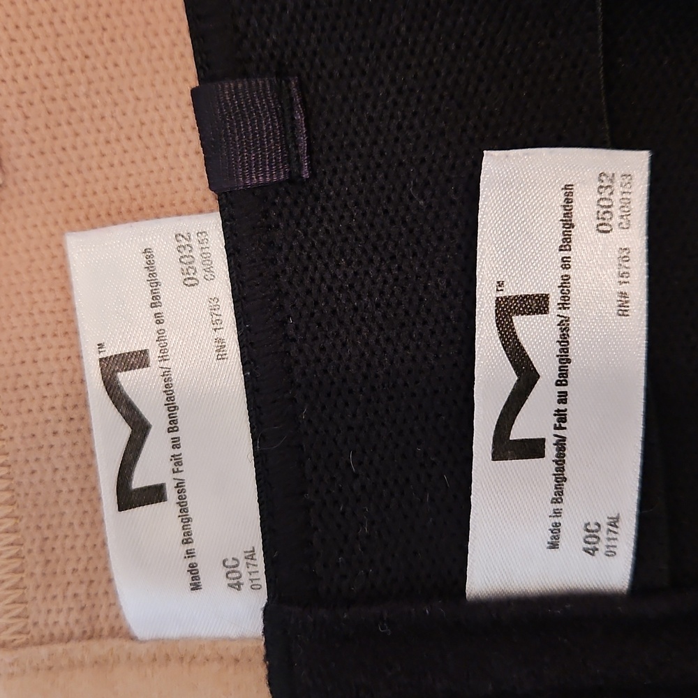 40C Maidenform Bali Strapless Black and Tan Bra Bundle - Picture 3 of 5